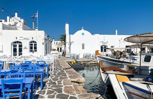 Karavostasis Apartment | Marvelous Folegandros Apartment | 1 Bedroom Suite | Apartment Inosuke | Furnished Sun Terrace with.