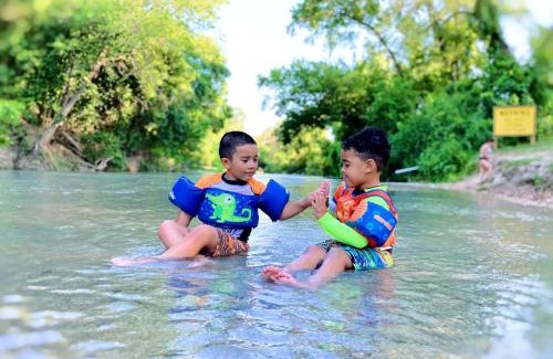 Prairie Lea Other | Marvelous Glamping Retreat: Fully-Equipped Safari Tent on the San Marcos River near Kingsbury, Texas