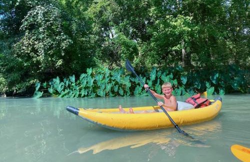 Prairie Lea Other | Marvelous Glamping Retreat: Fully-Equipped Safari Tent on the San Marcos River near Kingsbury, Texas