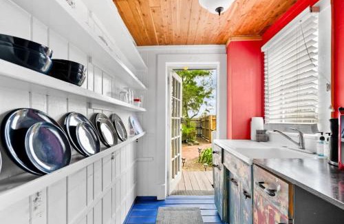 Vilano Beach Apartment | Marvelous Mermaid Bungalow, Dog-Friendly Downstairs Apt in Prime Vilano Beach