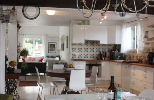 Ceret House | Mas Sifon Villa with Mountains View, Big Garden and Heated Saltwater Pool