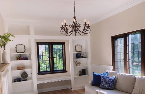 Shorewood House | Master Bedroom In Luxury Mansion