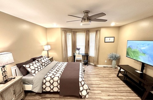 Sugar Hill House | Master bedroom wt New bathroom