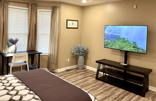 Sugar Hill House | Master bedroom wt New bathroom