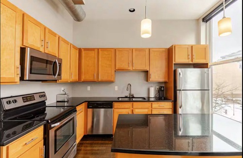 Wholesale District Apartment | McOuat Place 7A - Luxury 1 Bed Downtown Indy Apartment Prime Location