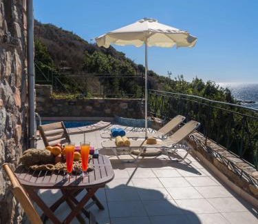 Livadia Villa | Meliti Sunset View & Private Pool Villa 20 min from Elafonissi