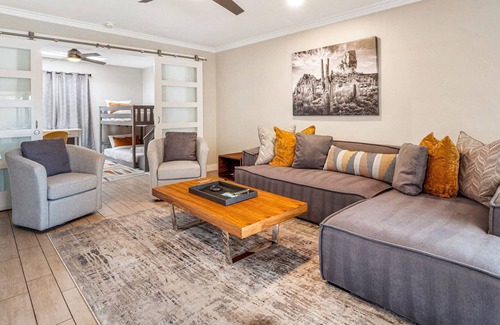 Pointe Scottsdale House | Mellow Yellow | Backyard Putting Green & Heated Pool