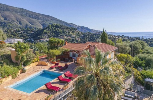 Menton Villa | Menton: Vue Mer, Piscine: Suite Privée