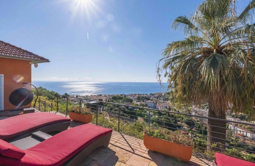 Menton Villa | Menton: Vue Mer, Piscine: Suite Privée