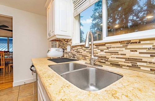 Mercer Island House | MercerIsland,largeyard,grill,fire pit