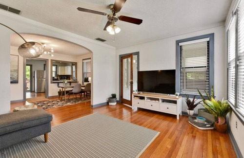 Southside House | Mid-Century Home: Backyard, Close to Downtown