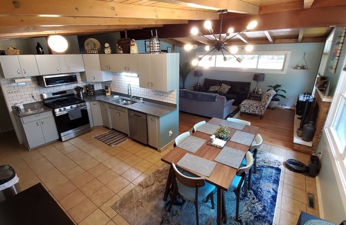 Norton Shores House | Mid Century Modern home 2 minutes from the beach and trails close to everything!