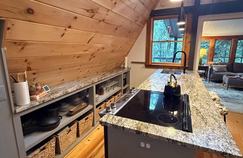 Ellijay Cabin | Mid-Century Modern A-Frame Cabin on the Cartecay River!