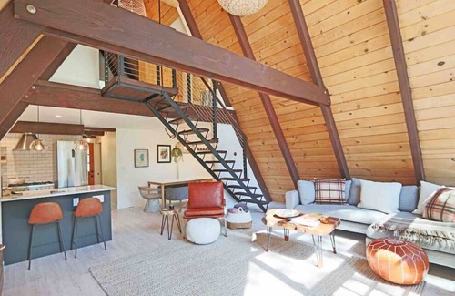 Timberland Cabin | Mid Century Modern Cabin - The Tahoe A-Frame