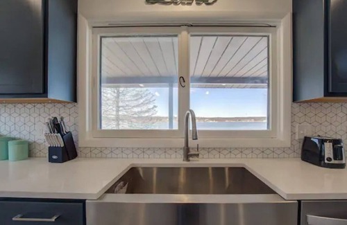 Wolf Lake House | Mid-Century Modern Lake House on Wolf Lake!