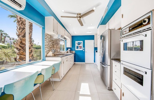 Deep Well Ranch House | Mid-century modern home with private pool, spa, grill & mountain views