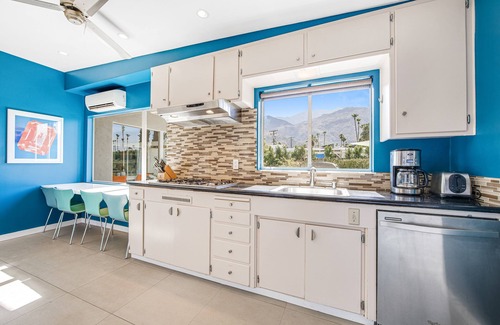 Deep Well Ranch House | Mid-century modern home with private pool, spa, grill & mountain views