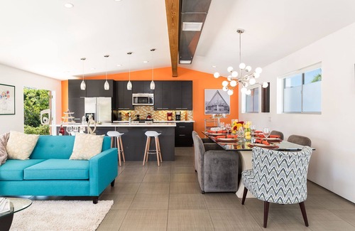 Sunmor House | Mid-Century Modern Pool Home By Meiselman! Cozy and Vibrant!