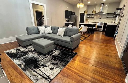 Covington Mill House | Midnight Sanctuary at Mystic Falls - 3 Bed 2.5 BA Home 1 mi to Covington Square