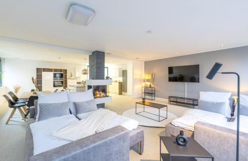 Wattenscheid Apartment | MILPAU Bochum1 - Zentrales Luxus-Penthouse 160qm - Kamin - Parkplatz