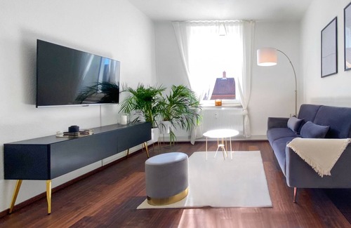 Buer Apartment | Milpau: modern apartment for 3 - Netflix - Kitchen