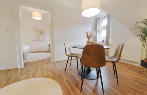 Recklinghausen Apartment | MILPAU Recklinghausen1 - Modernes und zentrales Premium-Apartment mit Queensize-Bett, Netflix, Nespresso, Smart-TV und Privatparkplatz