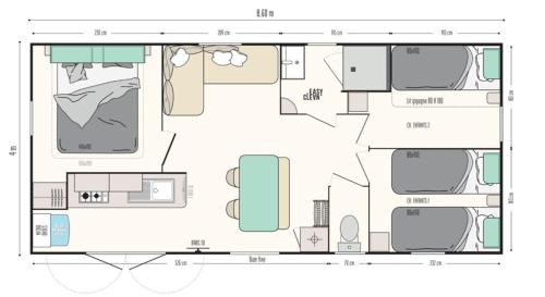 Sausset-les-Pins Ski Chalet | Mobil Home 5-6 personnes Carry le Rouet