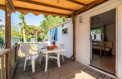 Saint-Yvi House | Mobil-home | Classic XL | 3 Ch. | 6 pers. | Raised terrace | A/C