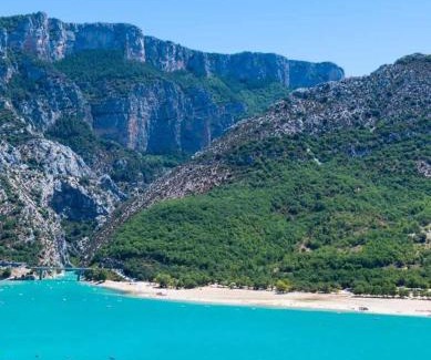 Sainte-Croix-du-Verdon House | MOBIL HOME DANS CAMPING 3 etoiles GORGES DU VERDON CALME 4 PERS PLANCHA