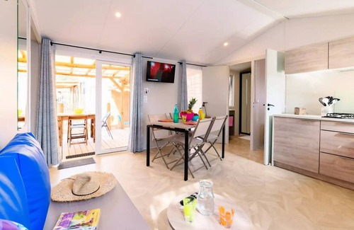 Asserac House | Mobil-home Premium Côté Sable 3 Rooms 4 People + TV