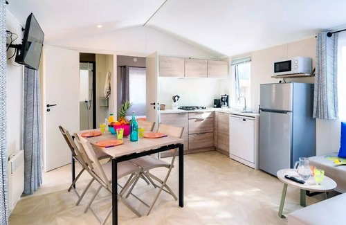 Asserac House | Mobil-home Premium Côté Sable 3 Rooms 4 People + TV