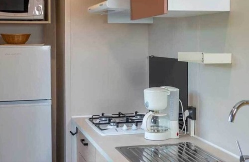 Pourcharesses House | Mobile home 3 bedrooms in a campsite located on the edge of Lake Villefort