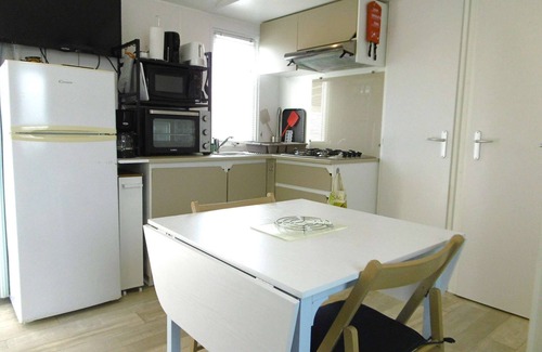 Saint-Jacques House | Mobile home 4 rooms 6 people direct access beach