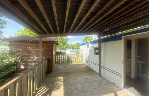 Arces House | Mobilhome in a family campsite, heated pool, peace and quiet guaranteed