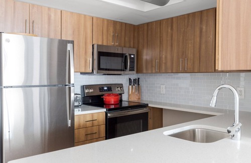 Chinatown Apartment | Mod Mount Vernon 1BR w/Gym, Pool, W/D, nr. Chinatown, by Blueground