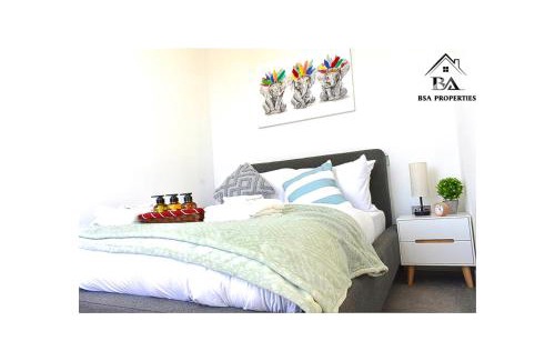 Bracknell Apartment | Modern 2 Bed 2 Bath Bracknell with Free Parking
