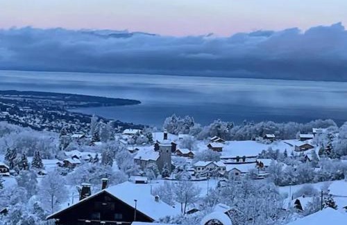 Thollon-les-Memises Apartment | Modern 2 bedroom apartment with lake view, close to cablecar, ski slopes, restaurants and Lake Geneva