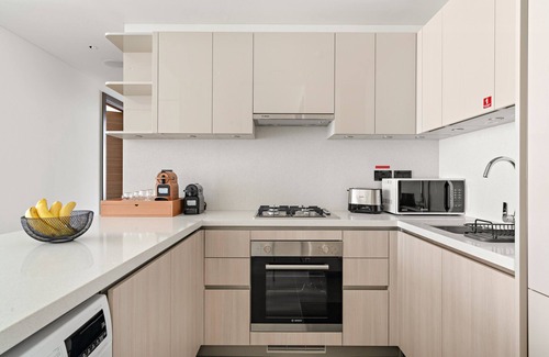 Nad Al Sheba Apartment | Modern 2 BR with Pool View in Sobha Hartland