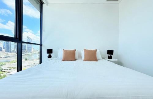 West End Apartment | Modern 2BR with River View & Free Parking!
