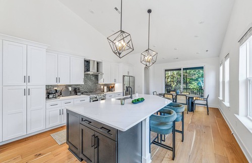 Charlotte Apartment | Modern 4BR Home Near Uptown & Camp North End- Sleeps 12, Sports-Themed Game Room