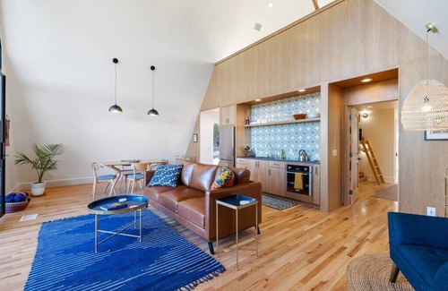 Wimberley House | Modern Aframe Tucked in Nature with Hot Tub & View