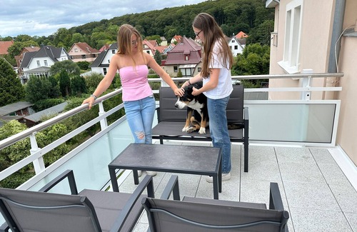 Bad Doberan Apartment | Modern and comfortable apartment with 2 bedrooms, tower room and balcony.