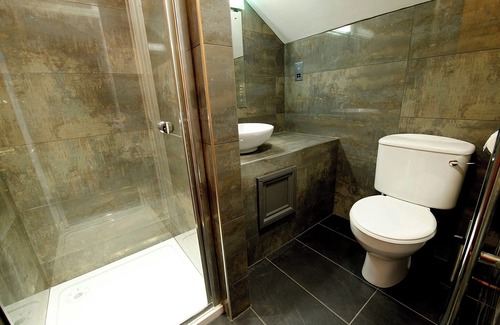 Woolacombe Ski Chalet | Modern and contemporary brick-built lodge.