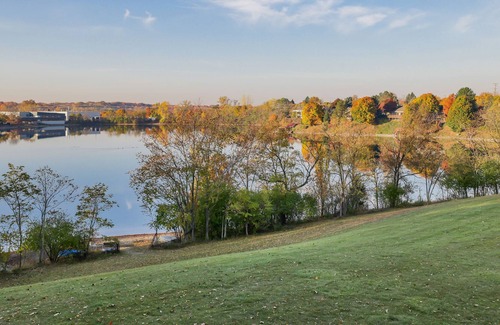 Northville Apartment | Modern and Serene 2 Bedroom Lake View Gem