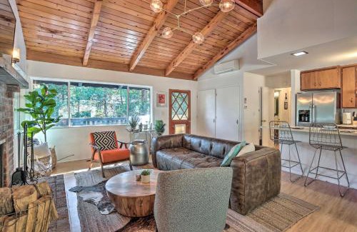 Crestline House | Modern and Unique Cabin with Deck by Lake Gregory!