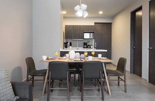 Monterrey Apartment | Modern Apartment with Pool and Mountain views