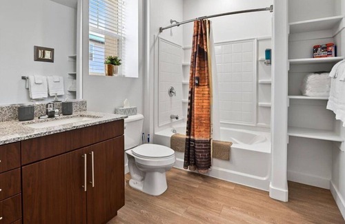 American Fork Apartment | Modern Apt., Comfy Bed, Hot Tub, Gym, Wi-Fi, Roku TV