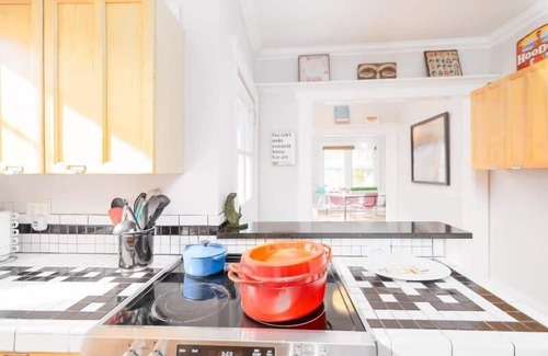 Wesley Heights House | Modern Bungalow Downtown Music & Wine Themed
