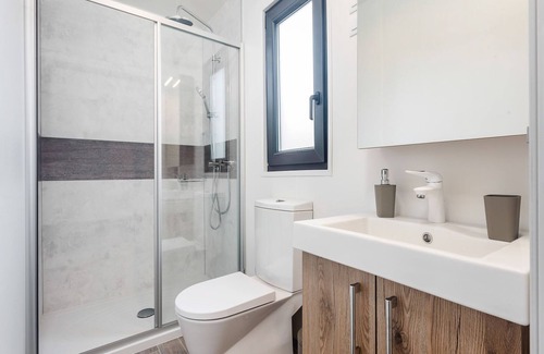 Vabriga Ski Chalet | Modern chalet with porch, 11 km from Porec
