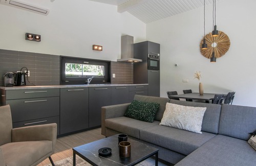 Municipality of Geldrop-Mierlo Ski Chalet | Modern chalet with wellness, in a holiday park at 12 km. from Eindhoven